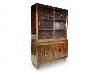 A Vintage Mid Century Modern China, Or Display Cabinet