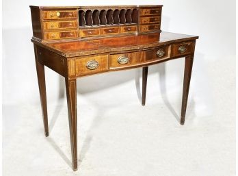 An Early 20th Century Federal Style Inlaid Mahogany Writing Desk