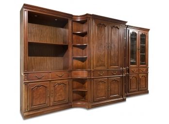 A Large (Or Small!) Versatile Oak Wall Unit By Thomasville