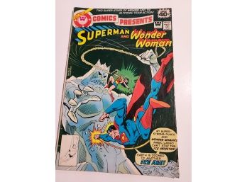 Superman And Wonder Woman 40 Cent Comic Book