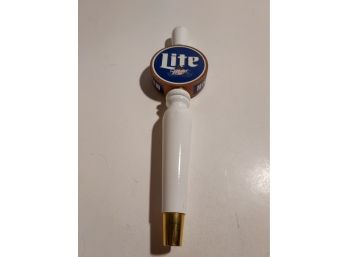 Miller Light Ceramic Beer Tap Handle