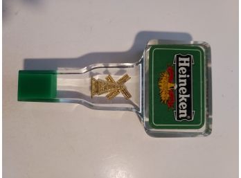 Heineken Acrylic Beer Tap Handle
