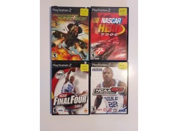 4 Playstation 2 Games, Thunder Strike Lot
