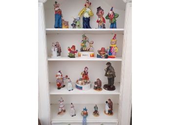 Shelves Of Vintage Clowns