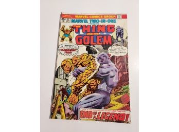 The Thing And The Golem 25 Cent Comic Book