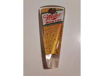 Miller High Life Acrylic Beer Tap Handle
