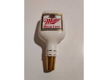 Miller Beer Ceramic Beer Tap Handle