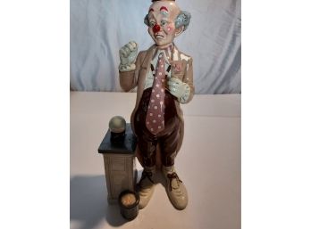 Vintage Ceramic Clown Figure