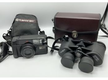 Pentax IQ Zoom 900 & Minolta 7 X 35 Binoculars