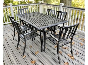 Nice Metal Patio Set ~ Table & 6 Chairs ~ Phi Villa