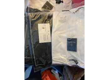 Lot Of  Black And White Cotton Shirts - Jonathan Corey - All New (11)