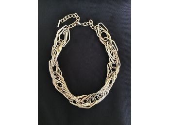 Chunky Chain Link-like Gold Necklace From Saks Fifth Ave