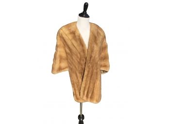 Vintage Mink Stole With Interior Pockets From Josephs Furs Of Distinction New Haven, Customized Peg R