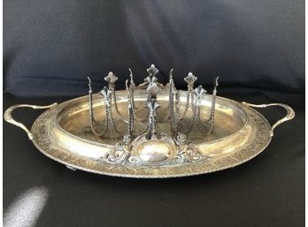 Tray To Hold Decanters Cherubs