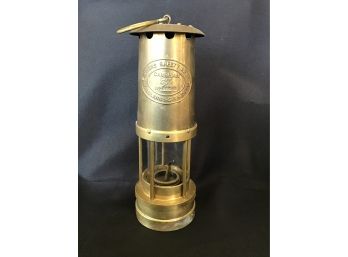 Miners Safety Lamp, WR Clanny-Sir H Davy, Cambrian No 01955, Brass