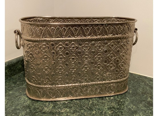 A Brass  Oval Ice  Bucket