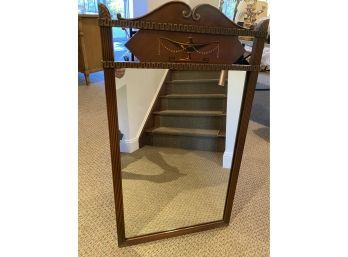 A Vintage Decorated  Wood Mirror - 22'w X 39'h