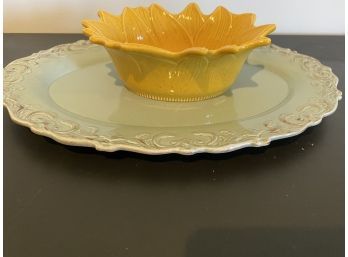 APPOLIA Chips And Dip  Made In England & Serving Platter