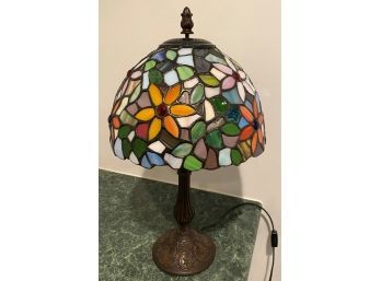 Stained  Glass Style Small Table Lamp