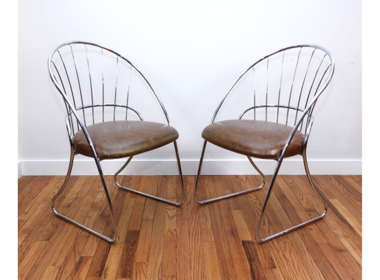 Mid-Century Modern Dining Chairs By Daystrom Furniture Co. - A Pair
