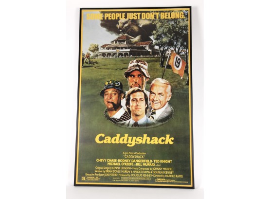 Framed 1980 Caddyshack Movie Poster