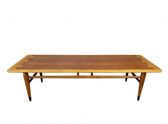 Andre Bus For Lane Acclaim Mid Century Walnut Dovetail Coffee Table