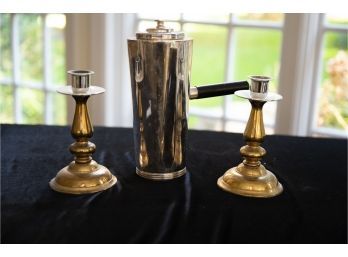 RH Coffee Server & Candle Holders