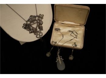 Vintage Silver & Glass Jewelry