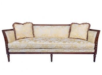 Safavieh French Style Floral Silk Upholstered Sofa
