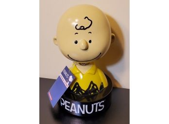 Brand New Charlie Brown Bobblehead Bank