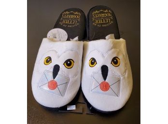 Brand New Harry Potter Hedwig Owl Slippers Size LG/XL