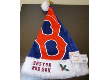 Brand New Boston Red Sox Santa Hat