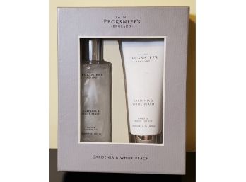 Pecksniff's Gardenia & White Peach Shower Gel & Lotion Gift Set