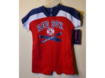 Boston Red Sox Baby Romper Size 6/9 Months