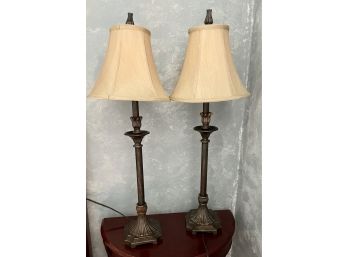 Pair Of Tall Lamps