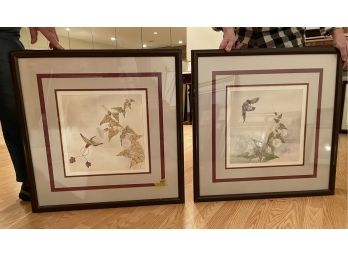 Pair Of Hummingbird Prints