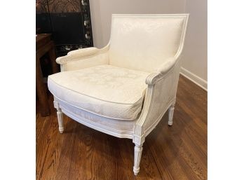 Vintage French Bergere Armchair