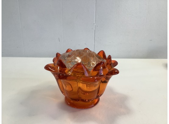 Viking Glass Permission Artichoke Flower Lite