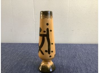 'man With Staff' Hawaii Marked Vase
