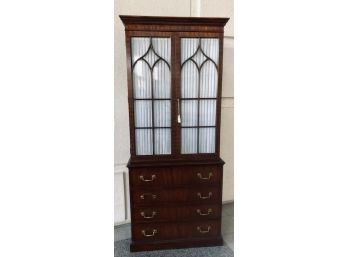 Antique Kittinger Two-Piece Breakfront Cabinet
