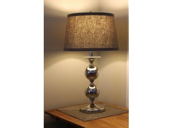 MCM Looking Chrome Table Lamp From Pottery Barn