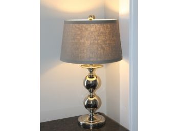 MCM Looking Chrome Table Lamp From Pottery Barn