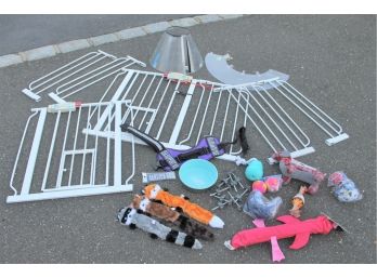 Dog Lot With Carlson Gates, Toys, Support Dog Harness And More