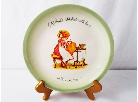Vintage Holly Hobbie Collectors Edition Plate By American Greetings
