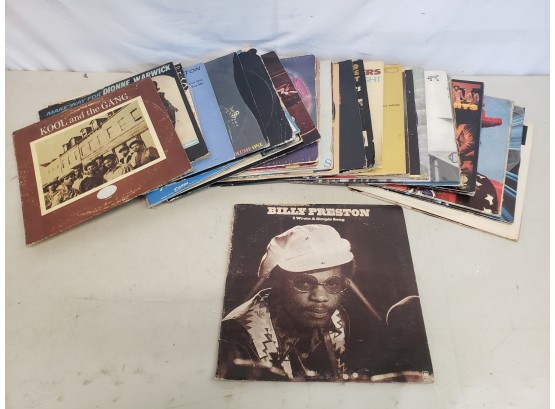 Thirty-Four Jazz, R&B & Blues Vinyl Albums:Sonny Rollins, Miles Davis, Bill Doggett, Milt Jackson,Otis Redding