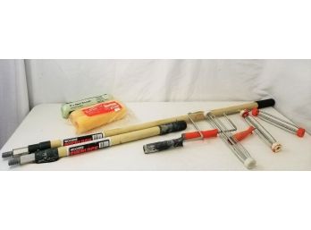 Home Painting Lot: Rollers, Roller Covers  & Paint Roller Extenders