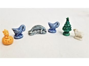 Six Wade Whimsies Figurines - Made In England