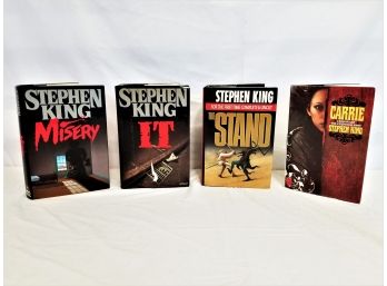 Four Stephen King Classic Hard Cover Bestseller Books