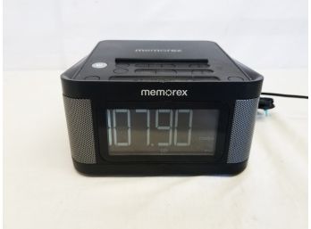 Memorex USB Charging Radio Alarm Clock MC8431