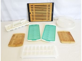 Kitchen Cutting Boards, Ice Trays, Egg Holder & Microwave Dish